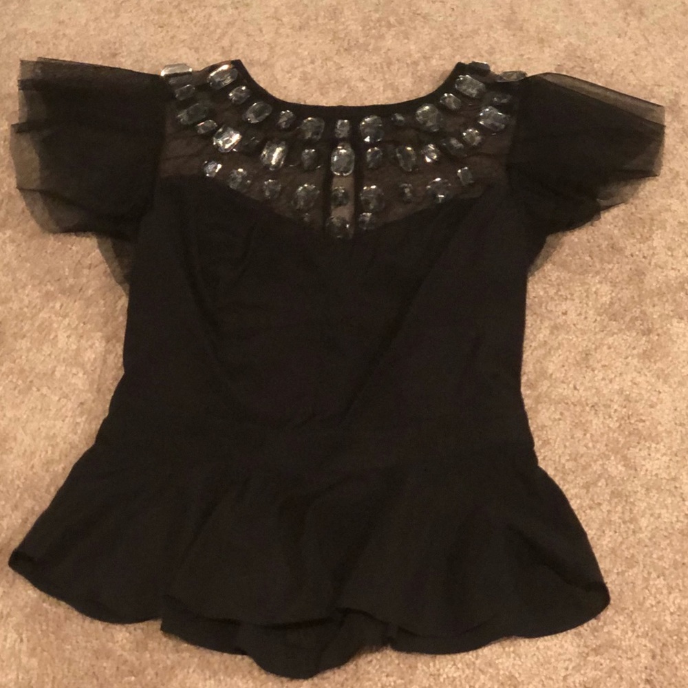 Bebe Peplum Top